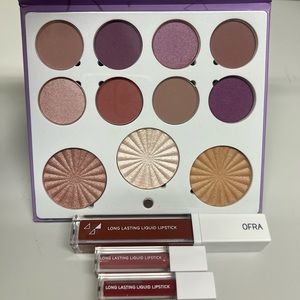 New Ofra x 4: Samantha March Collab Palette + 3 liquid lipsticks